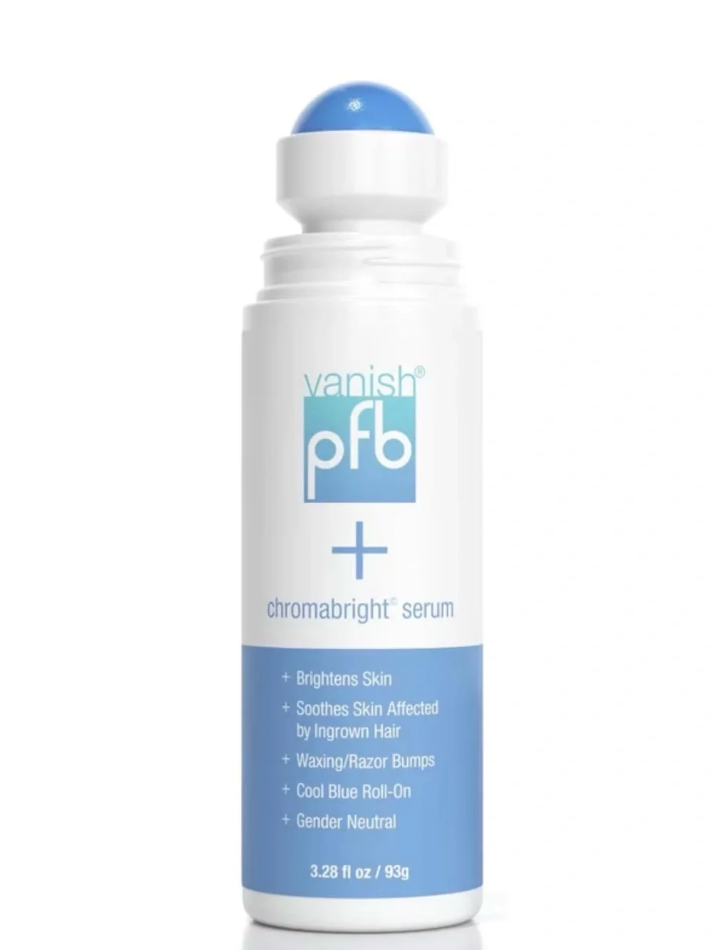 vanish pfb Chromabright Serum Roll-On - White & Light Blue